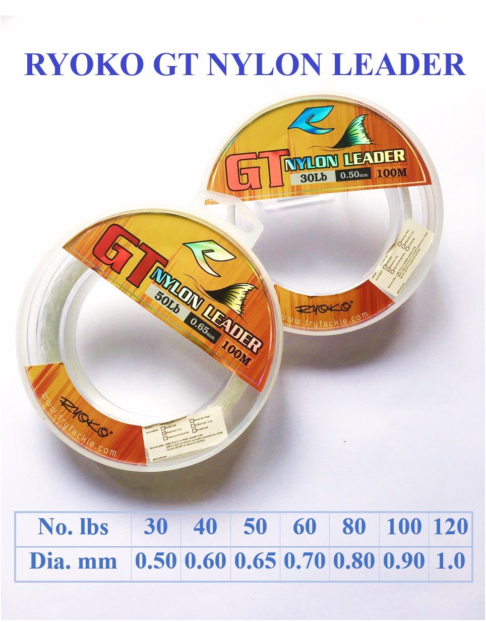 cước câu nylon leader 02